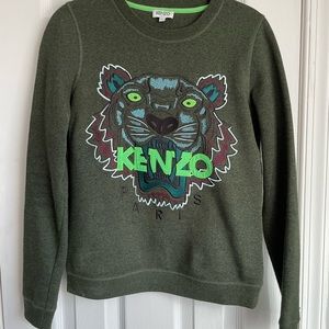 Kenzo Classic Tiger Sweatshirt Green